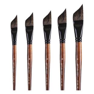 ArtSecret高品质灰松鼠毛刀锋形777SQDS水彩水粉丙烯画笔单支套装