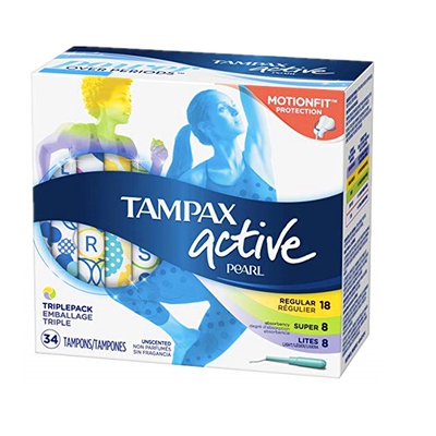 塑料长导管卫生棉条TAMPAX