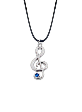 韩版音符学生少女风小挂件锁骨链