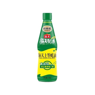 【家商用】挤挤装海天上等蚝油700g/pet瓶家庭装炒菜增鲜蘸水调味