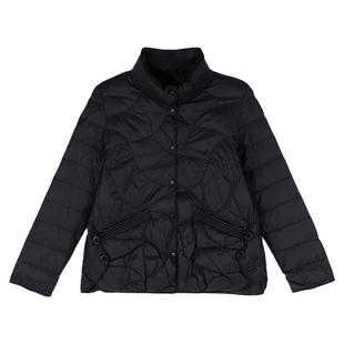 立领轻薄内胆羽绒棉服女2025新款冬季洋气小个子妈妈短款红色外套