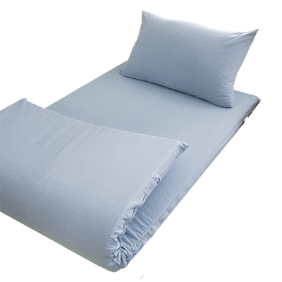 上仁简约色织水洗棉纯棉褥子套