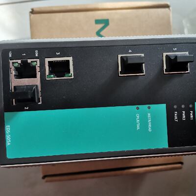议价MOXA摩莎EDS-505A 5 端口网管型工业以太网交换机 还在质保期