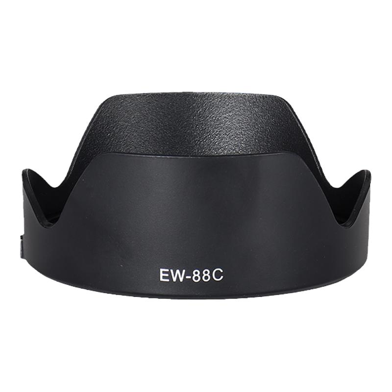 EW-88C遮光罩适用佳能24-70mm 24-70二代镜头EF 24-70mm f/2.8L II佳能1DX2 5D3配件 82mmUV保护镜