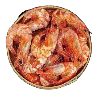大烤虾干即食无海鲜盐炭烤对虾干货特大产儿童解馋休闲零食小吃