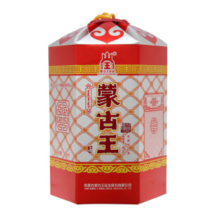 蒙古王42度单瓶475ml红色蒙古包浓香型草原特产粮食白酒