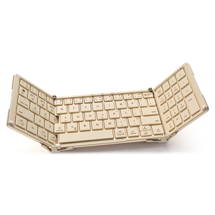 BOW ipadpro妙控键盘三折叠无线蓝牙键盘带数字键外出专用便携式小键盘适用于华为手机苹果平板笔记本键鼠