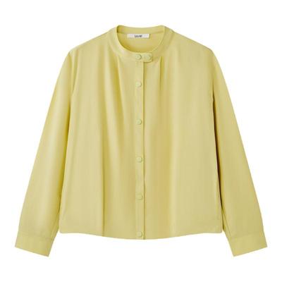 LAUREL若芽绿弹力圆领外套经典