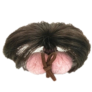 冲天辫0-2岁汗毛夹 欧美婴儿童假发头饰小宝宝安全夹可爱卷发扮萌