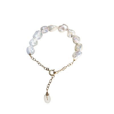 TYUSHA罕见冷灰偏光巴洛克珍珠