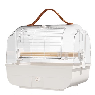外出鸟笼鹦鹉笼子外带鸟笼子便携式防飞溅虎皮珍珠小太阳户外专用