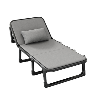 办公室午休折叠床单人躺椅家用夜班值班简易硬板床行军床午睡神器