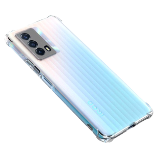 希凯适用vivoiqooz5手机壳透明IQOO Z5X新款气囊IQOOZ6 Z6X保护套iqooz6x防摔全包边软硅胶外壳男女个性创意