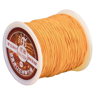 黄金手串弹力绳金店同款金黄色包芯弹力线diy手链穿金珠子专用绳
