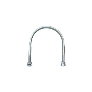 热镀锌U型抱箍水泥杆电线杆承重支架管道卡箍U型管卡圆钢抱箍卡盘