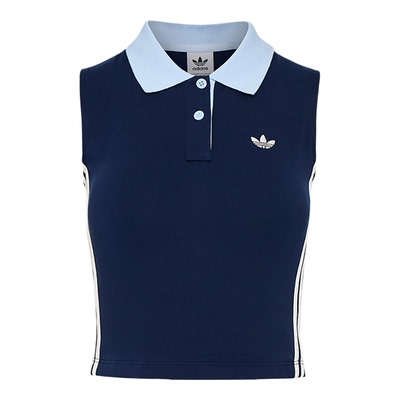 Adidas/阿迪达斯正品三叶草女士亲肤时尚针织T恤休闲背心KY5693