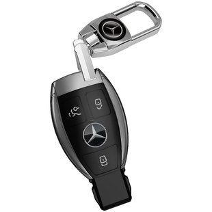 适用奔驰钥匙套S级C200L包A180汽车GLA200扣GLC260车GLk300透明壳