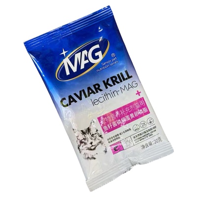 U+MAG鱼籽酱磷虾蛋黄猫咪卵磷脂