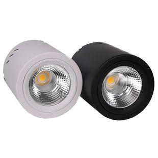 led明装筒射灯4寸5寸6寸8寸圆形店铺吸顶式商场cob工程款明装筒灯