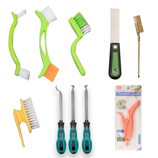 不锈钢油烟机风轮刮刀铲刀钢刷涡轮缝隙清洁毛刷家电清洗工具全套