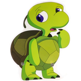 龟兔赛跑表演区道具 小白兔头饰乌龟面具 动物演出帽子幼儿园儿童