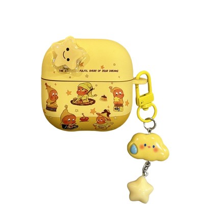 创意旋转星星耳机保护壳