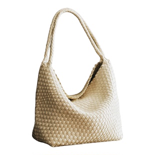 FRINGES 编织HOBO包 原创设计单肩腋下包大容量简约通勤复古 默叙