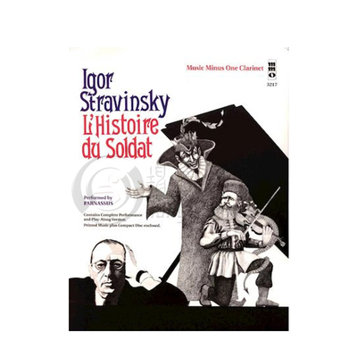 斯特拉文斯基 士兵的故事 单簧管独奏 含CD MMO原版乐谱书 Stravinsky LHistoire du Soldat Clarinet HL00400320
