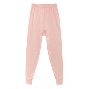 秋裤女士纯棉中老年人妈妈打底裤大码全棉毛裤宽松保暖高腰花衬裤