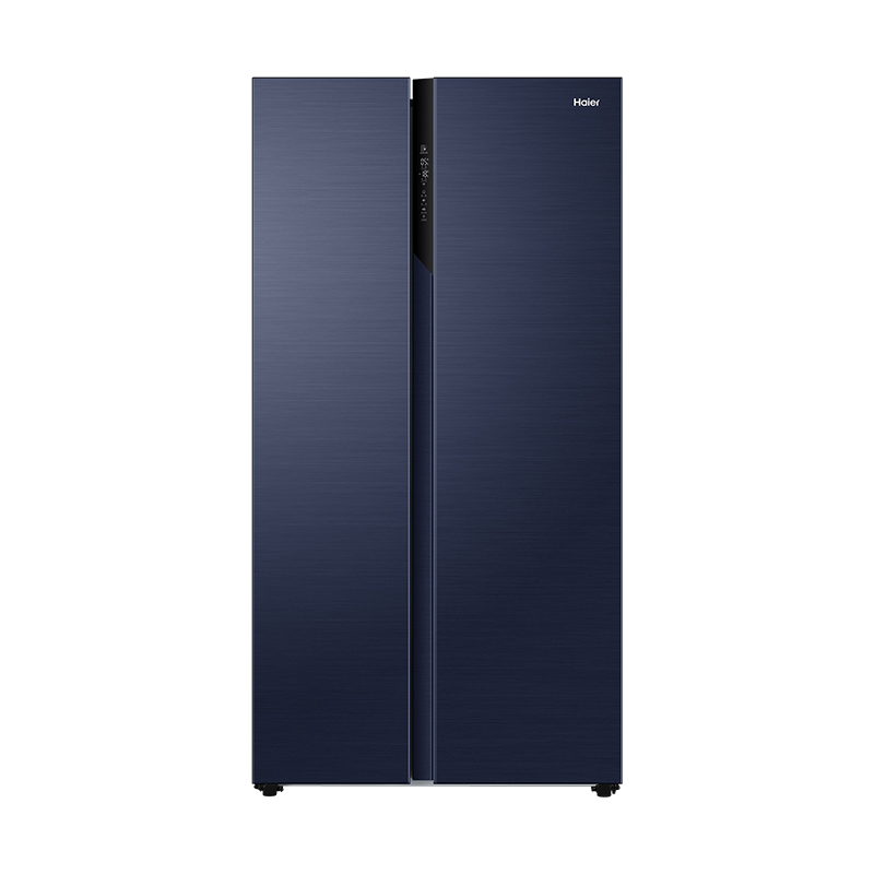 海尔全空间保鲜冰箱601L大容量对开双门一级能效家用变频除菌无霜