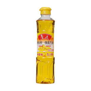鲁花5S压榨一级花生油500ml 广式月饼材料烘焙糕点家用食用油小瓶