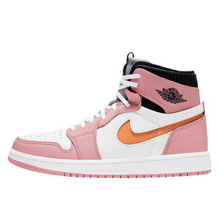 Air Jordan 1 Zoom AJ1情人节奶茶白帆脏粉 女鞋CT0979-601-602