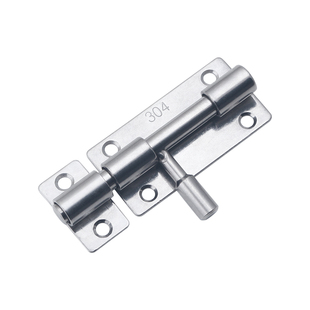 304不锈钢门锁插销门栓阳台门卫生间老式明装插销房间门内反锁扣