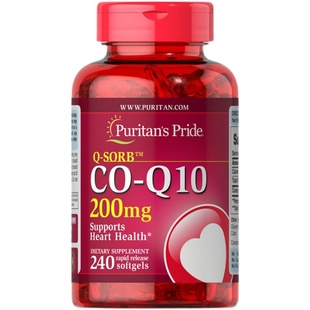 普丽普莱Puritan s Pride还原型辅酶Q10软胶囊泛醇泛醌 CoQ10纳豆