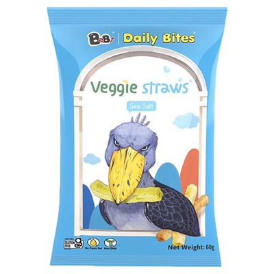 DailyBites美国进口果蔬脆veggie straws空心蔬薯棒休闲零食薯条