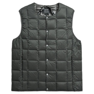 TAION 25秋冬新品 日系白鸭绒保暖可收纳轻便800蓬羽绒马甲背心