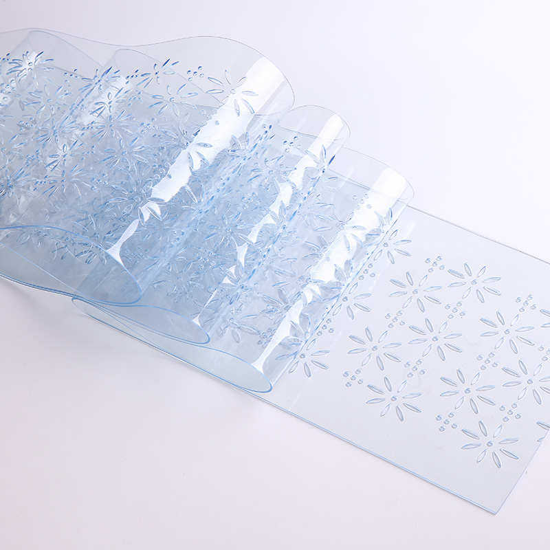 夏季透气门帘塑料PVC防蚊软门帘透明通风家用带孔镂空防蝇皮门帘