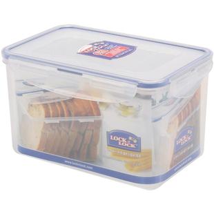 乐扣乐扣塑料保鲜盒长方形大容量密封盒食品冰箱收纳水果泡菜家用