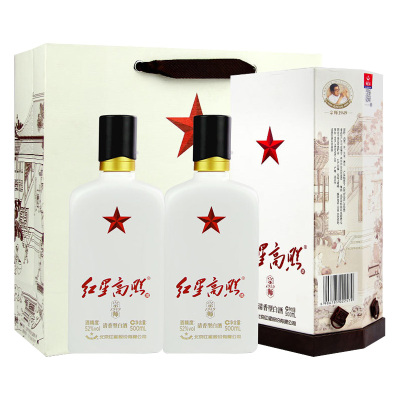 【官方授权】北京红星二锅头高照宗师1949 52度500mL纯粮礼盒白酒