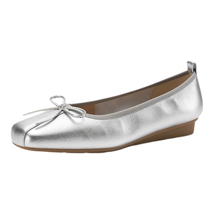 星期六法式真皮羊皮玛丽珍单鞋女士2026春季新款通勤软底工作鞋子