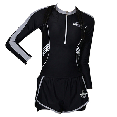 昊之浪女分体长袖显瘦泳衣