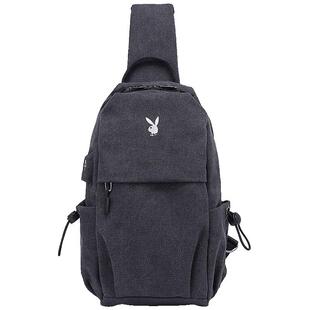 花花公子背包男士斜挎包男款休闲男包2025新款胸包单肩包潮牌包包