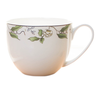 骨瓷麦片杯早餐杯燕麦杯赠勺大容量大号牛奶杯马克杯碗泡面带盖杯