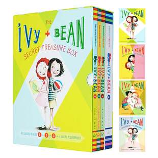 艾薇和豆豆1-3盒装 英文原版 Ivy Bean Treasure Box 附笔记本 女孩英语课外阅读书籍 英文版进口原版儿童英语友谊故事书