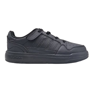 adidas阿迪达斯男大童舒适板鞋黑色COMFICOURT运动休闲鞋 KH6393