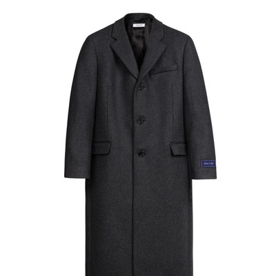 [明星同款]Sporty&Rich Farmhouse系列女士优雅经典长款羊毛大衣