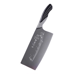 十八子作菜刀家用切菜刀女士用切片刀斩切两用5铬钢刀具官方正品