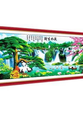 耐用布料高档山水风景装饰画