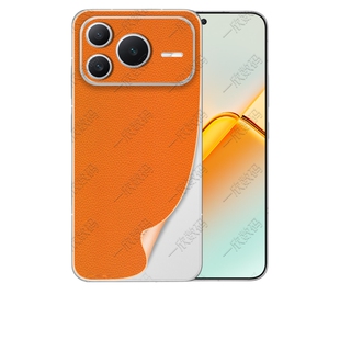 素皮贴膜适用荣耀power2背膜防滑抗指纹保护膜新款power一体边框全包后膜honor gtpro镜头全覆盖后壳改色贴纸