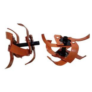 微耕机旱地刀总成配件2组4片短刀农机具犁田松土耕田机旋耕刀大全